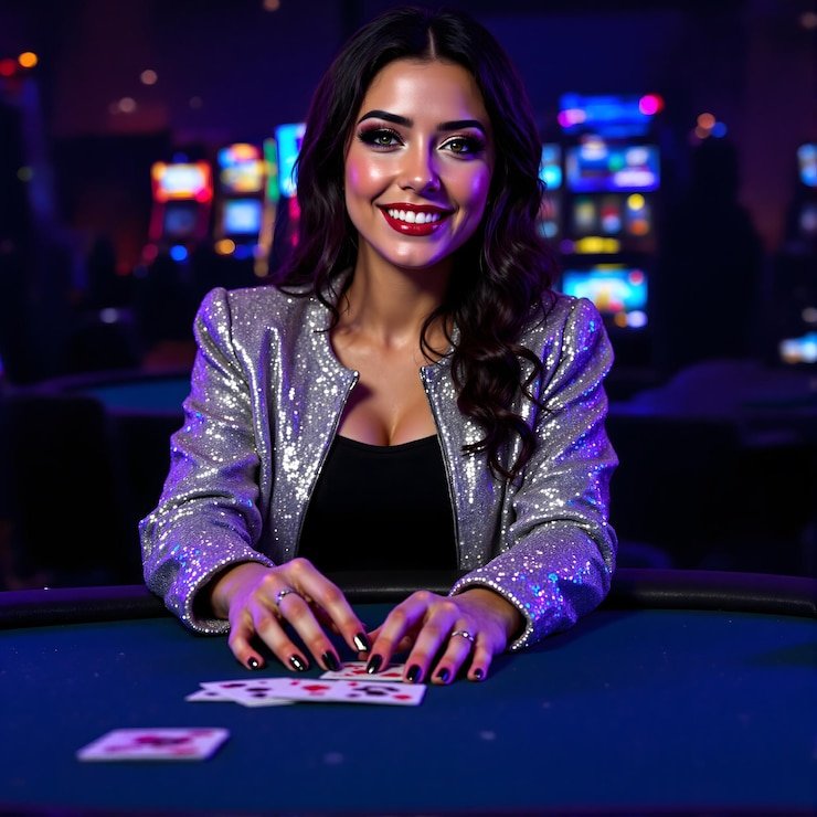 Mobile phone displaying live roulette table with live dealer
